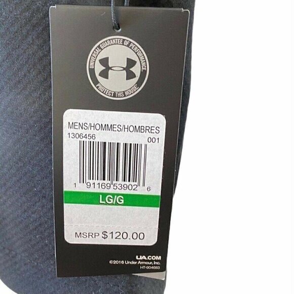 NEW Under Armour Hybrid Windbreaker Black Hood Large - Picture 11 of 11